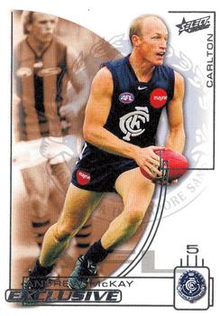 2002 Select AFL Exclusive #65 Andrew McKay Front